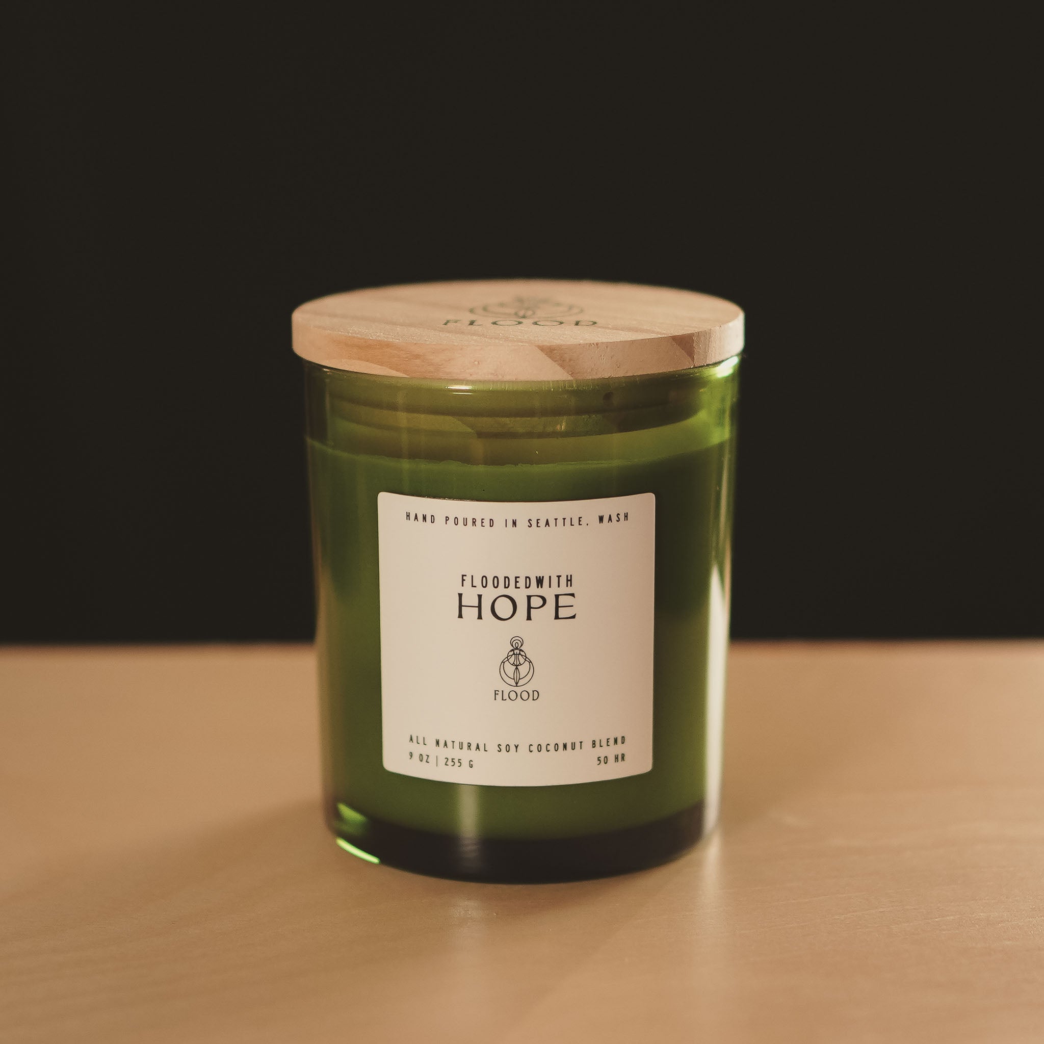 FloodedWith Hope candle