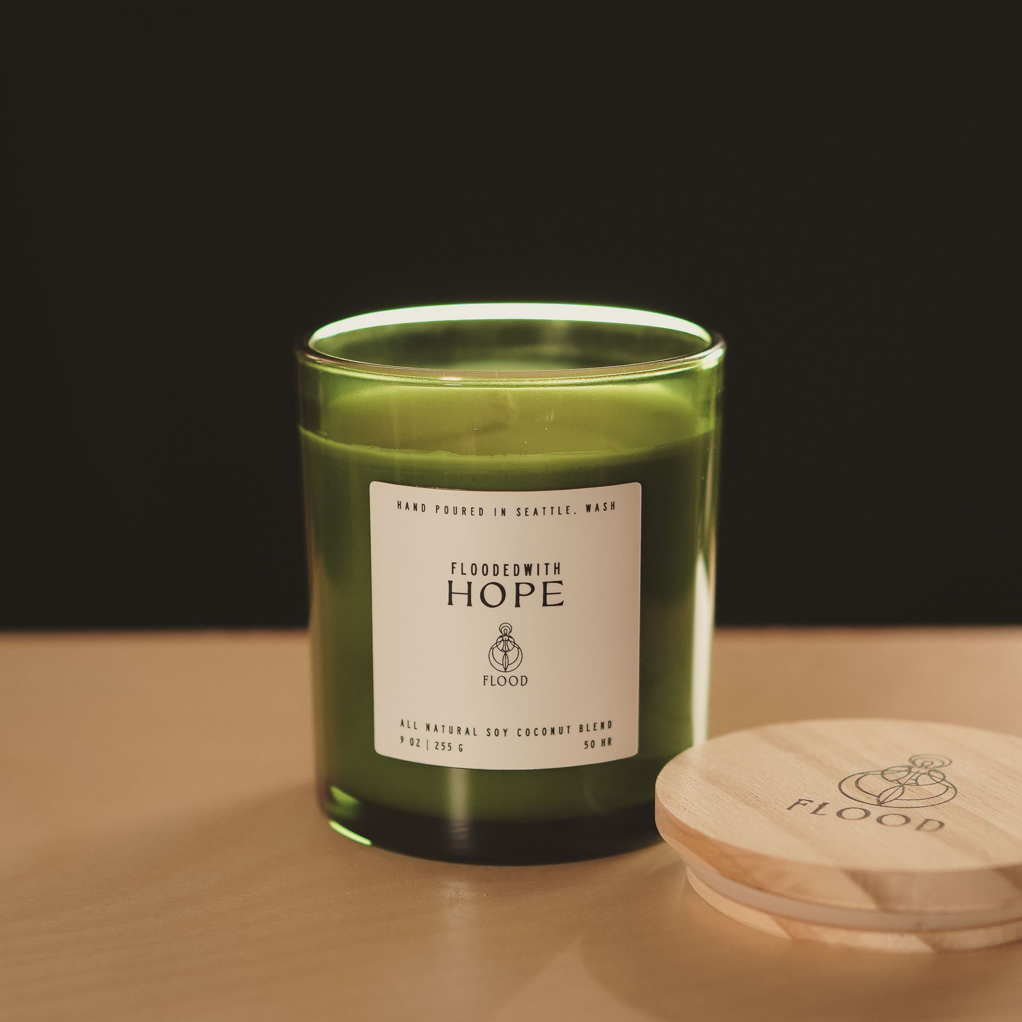 FloodedWith Hope candle