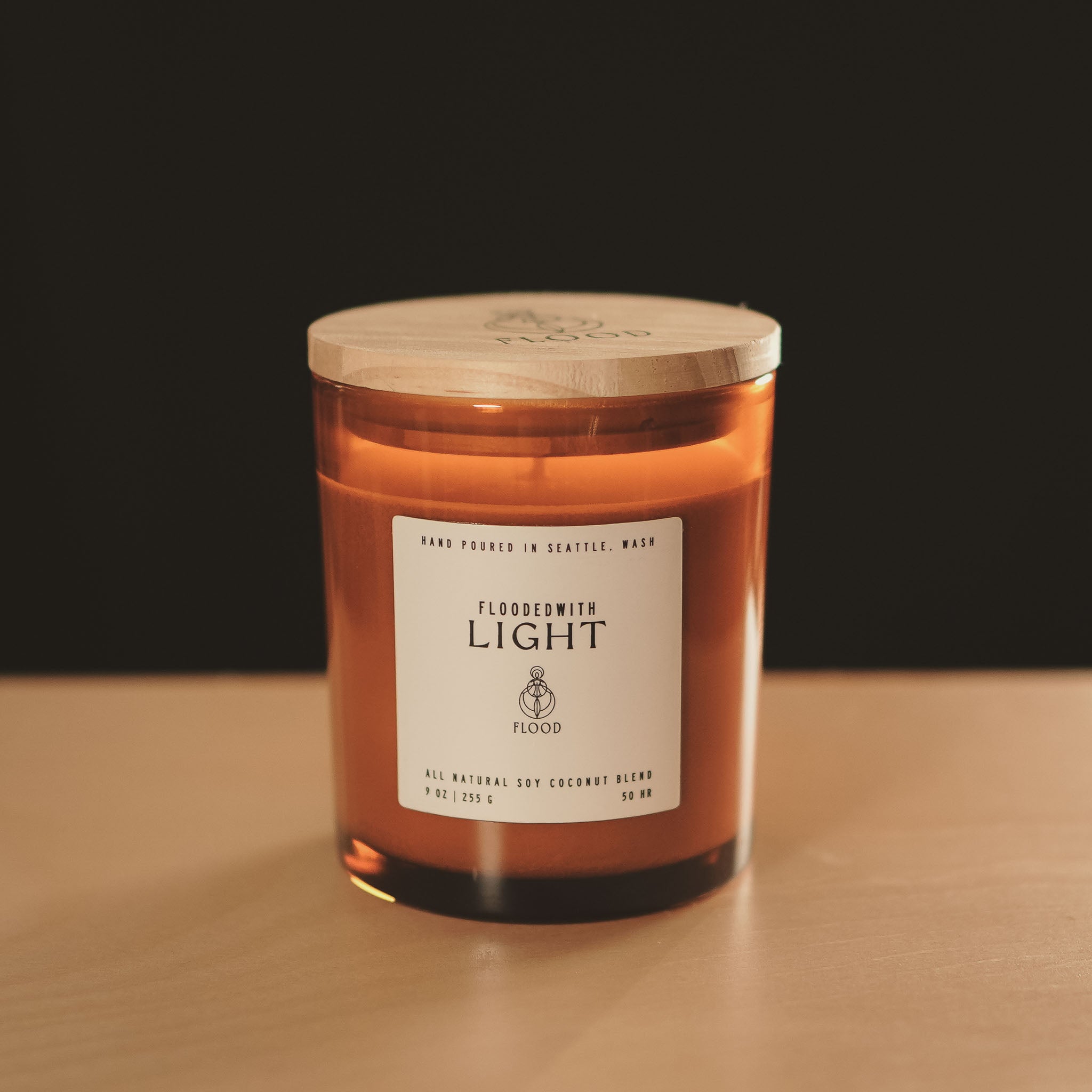 FloodedWith Light candle