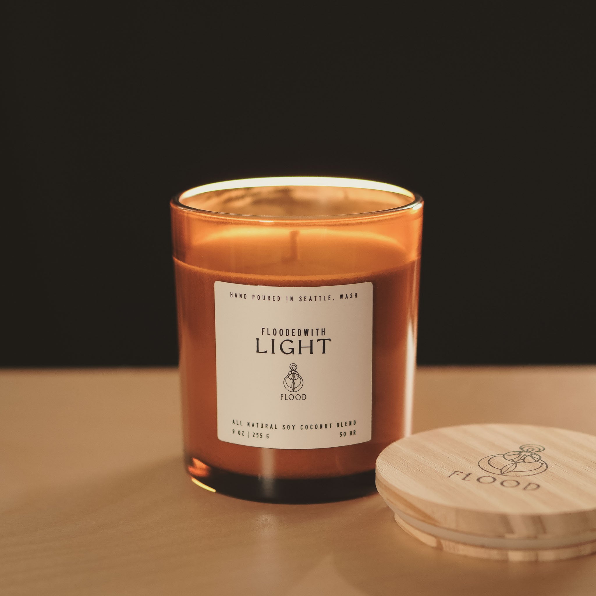 FloodedWith Light candle