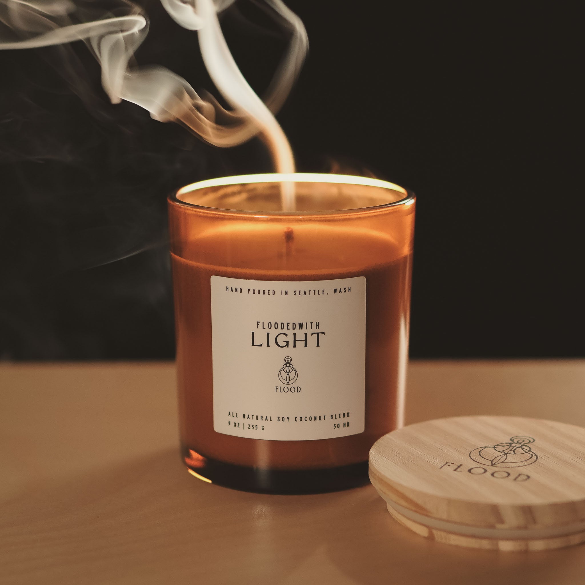 FloodedWith Light candle