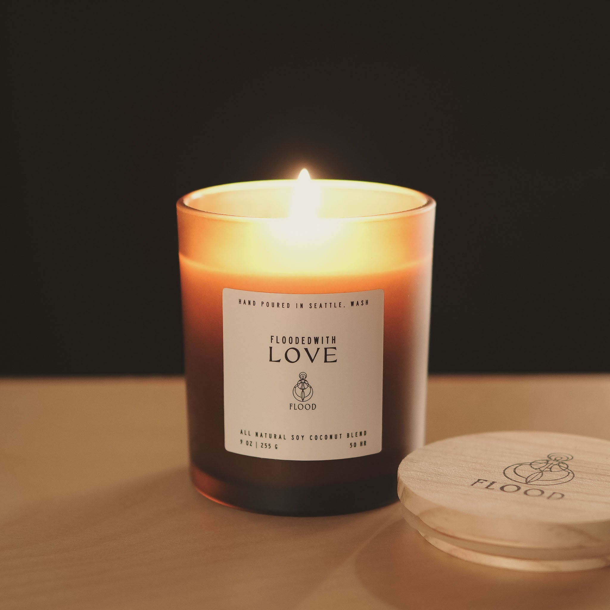 FloodedWith Love candle