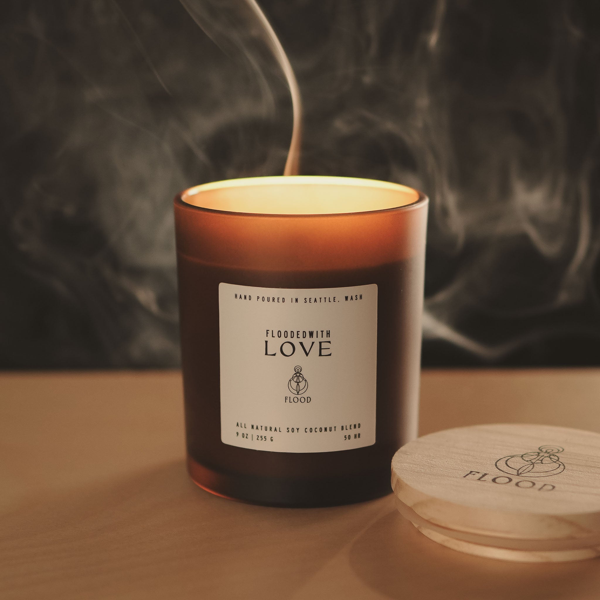 FloodedWith Love candle