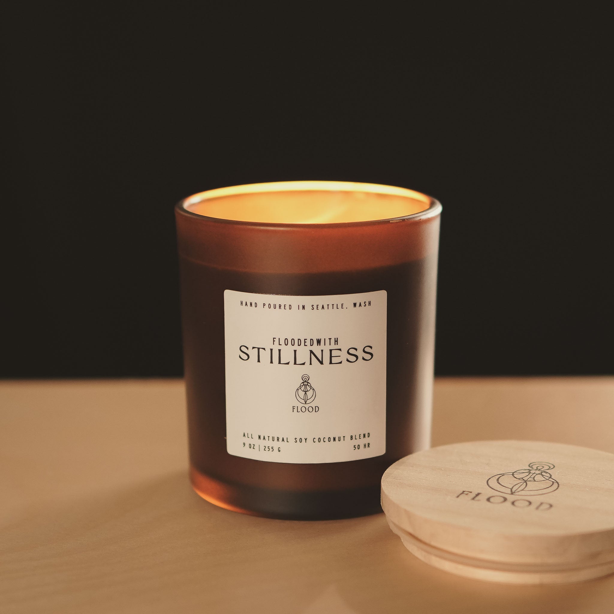 FloodedWith Stillness candle