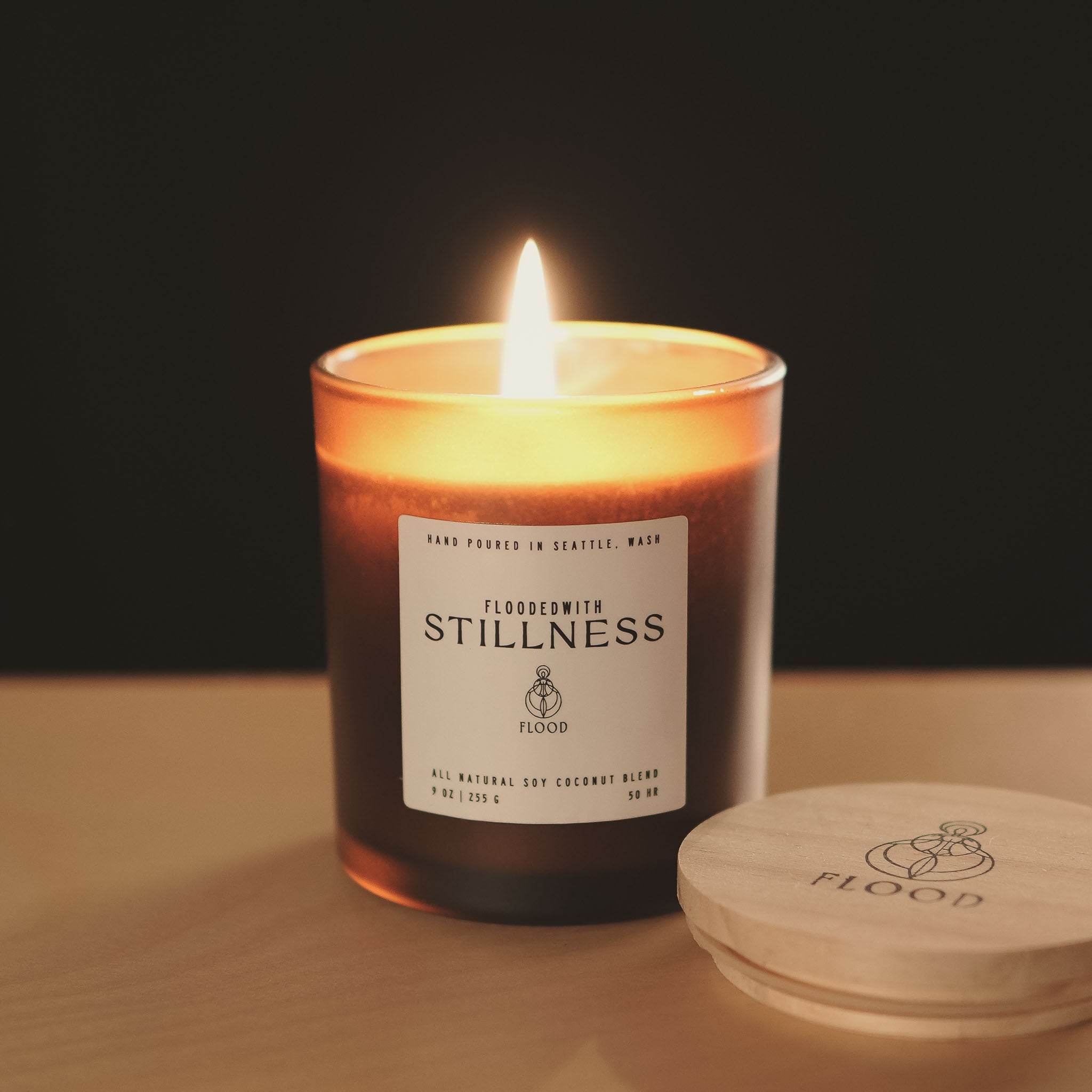 FloodedWith Stillness candle