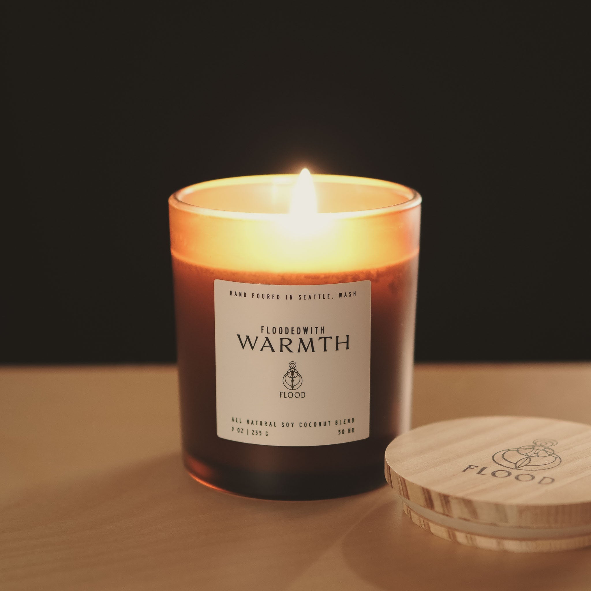 FloodedWith Warmth candle