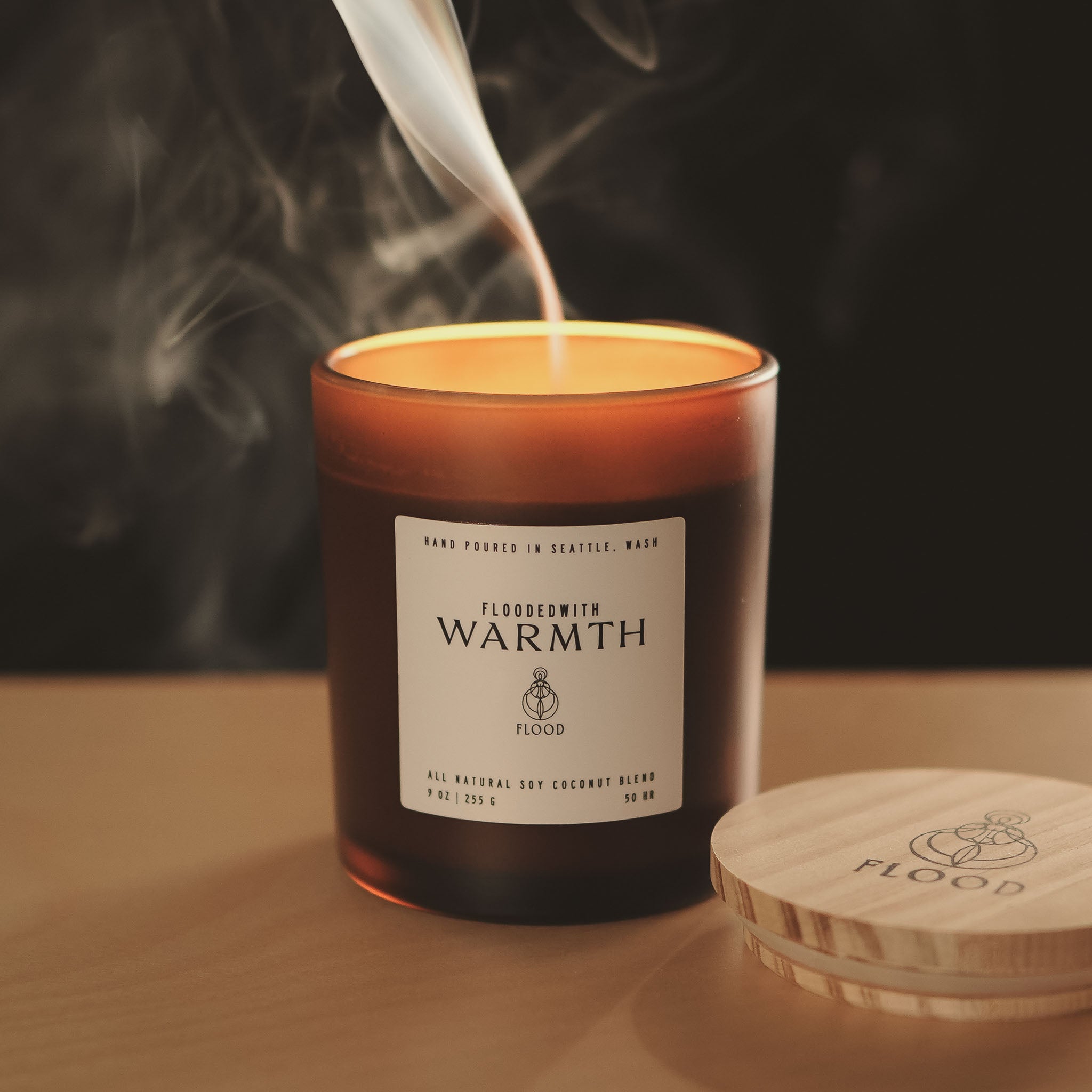 FloodedWith Warmth candle
