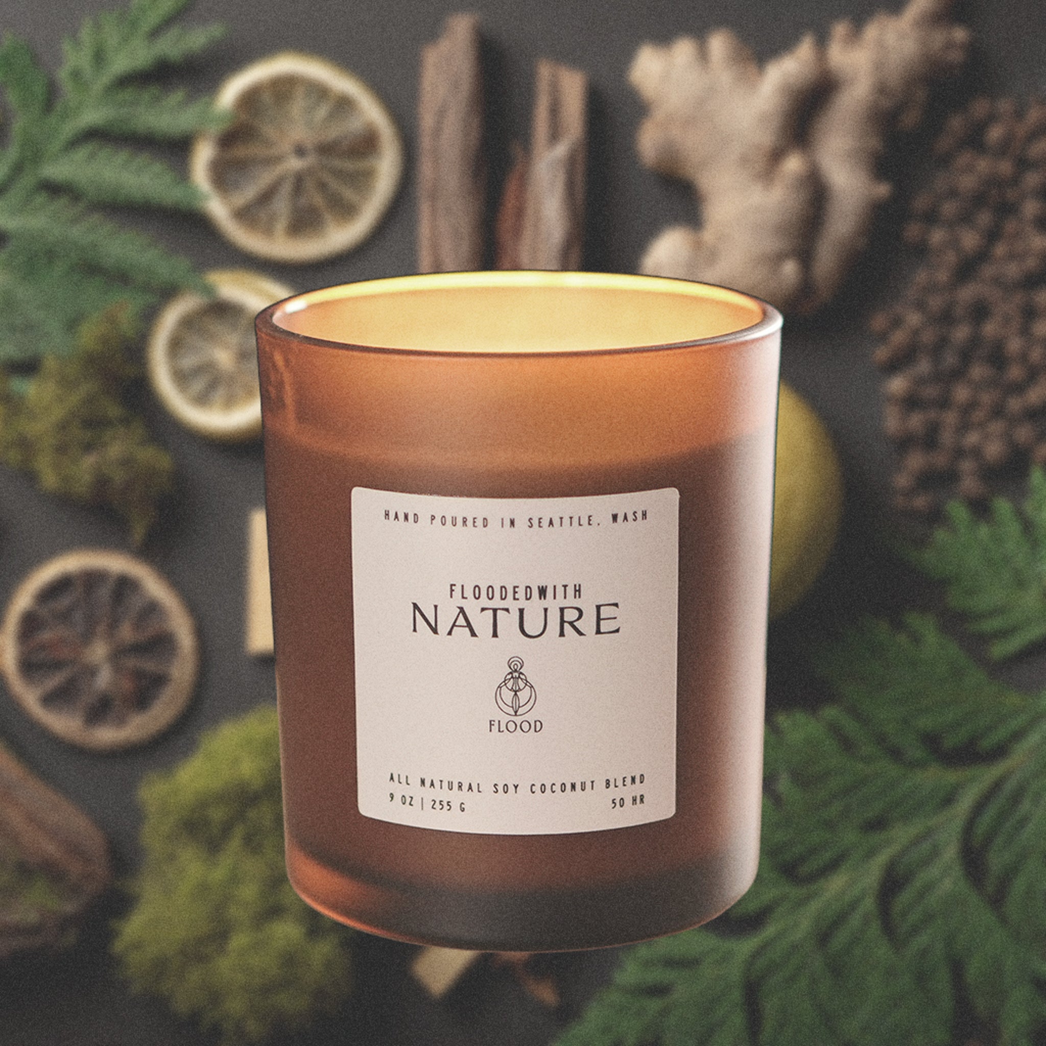 FloodedWith Nature candle