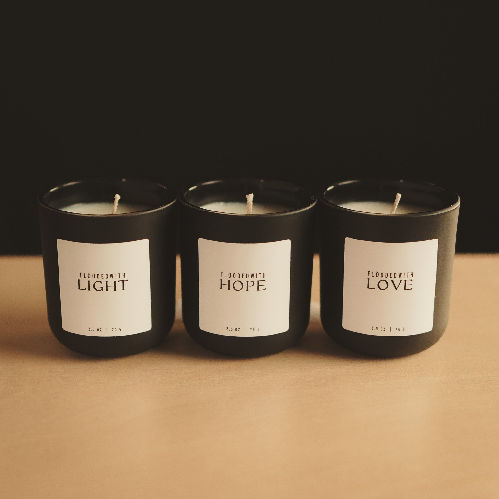 Radiant Discovery Set — Mini Candle Sampler (3 × 2.5 oz)