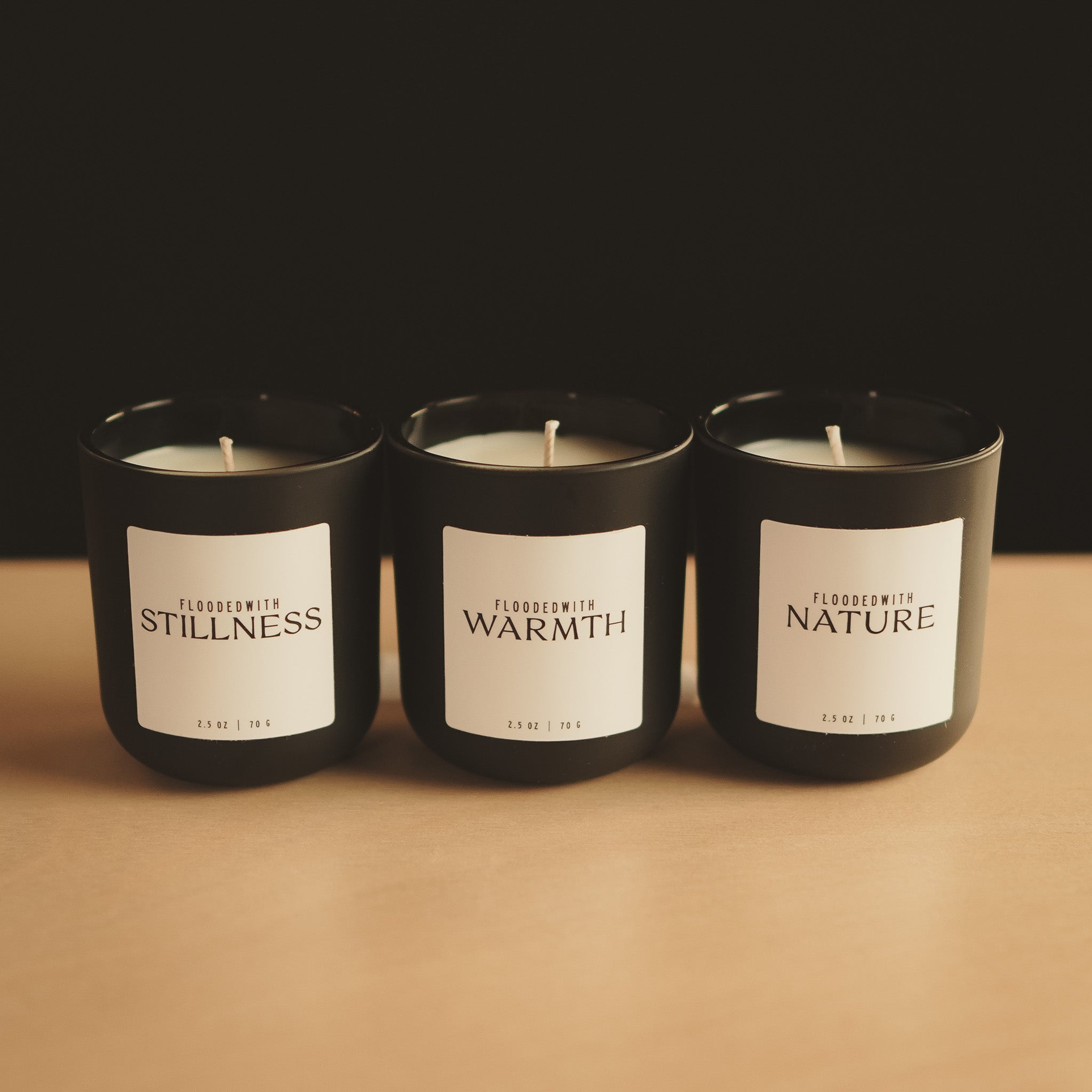 Grounded Discovery Set — Mini Candle Sampler (3 × 2.5 oz)
