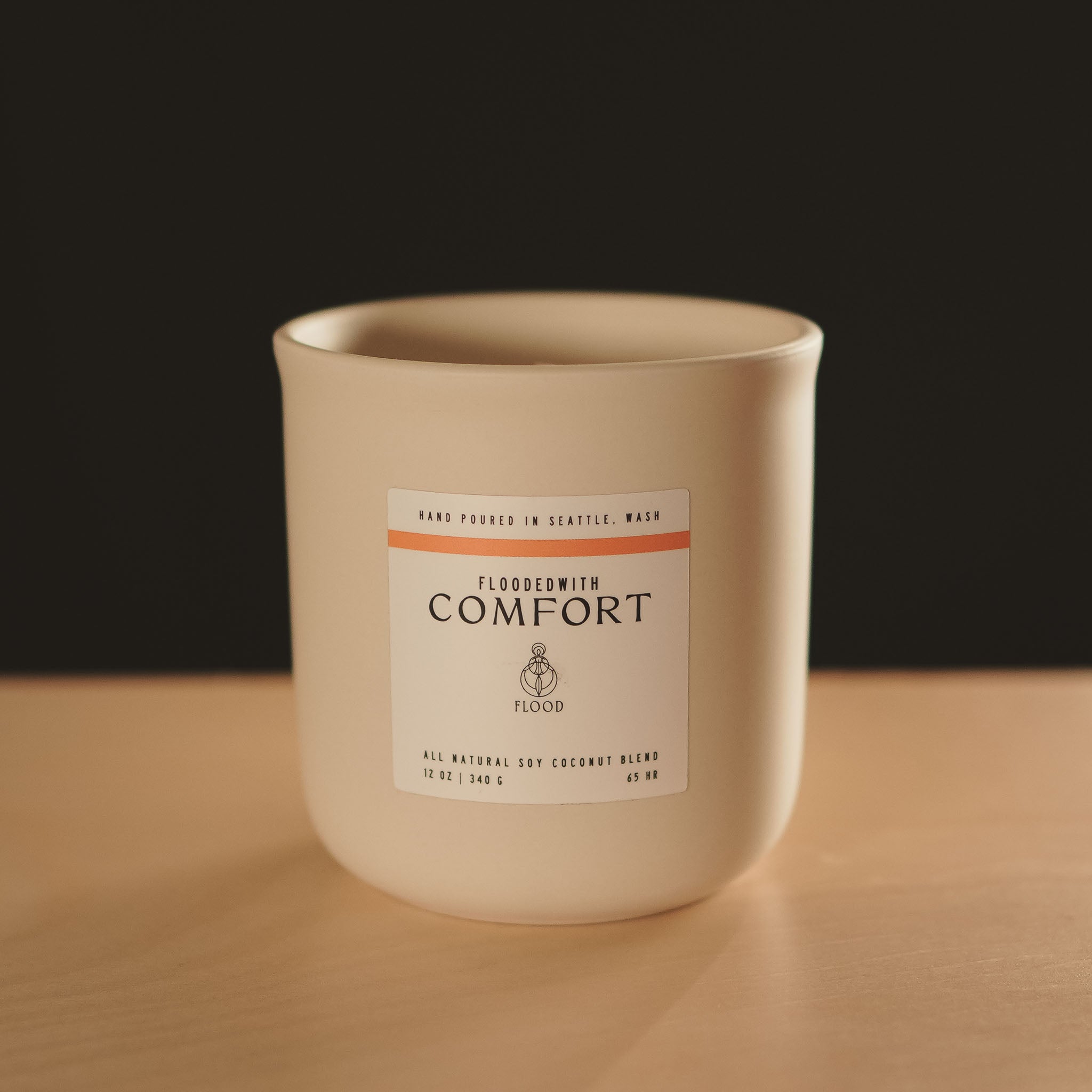 FloodedWith Comfort candle