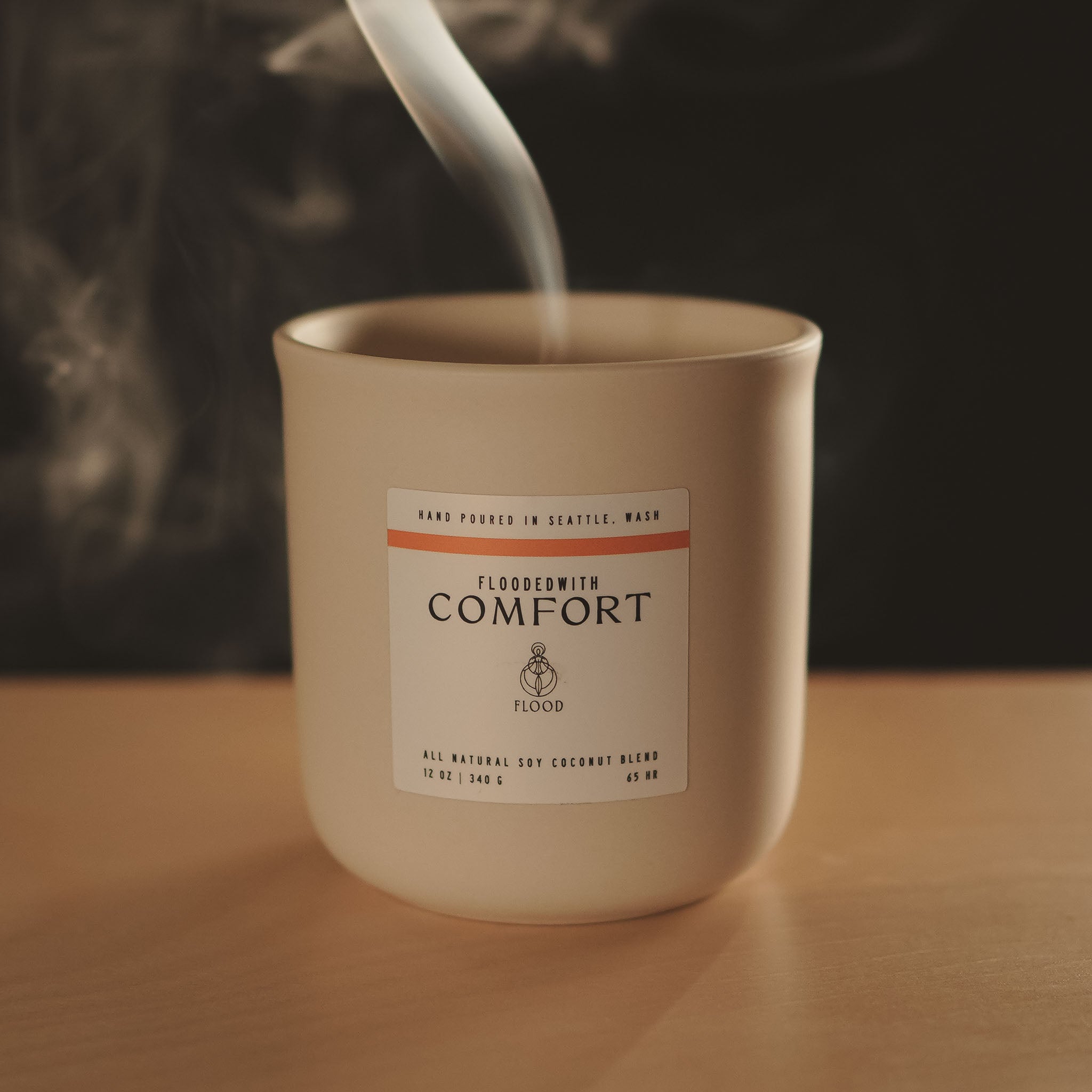 FloodedWith Comfort candle