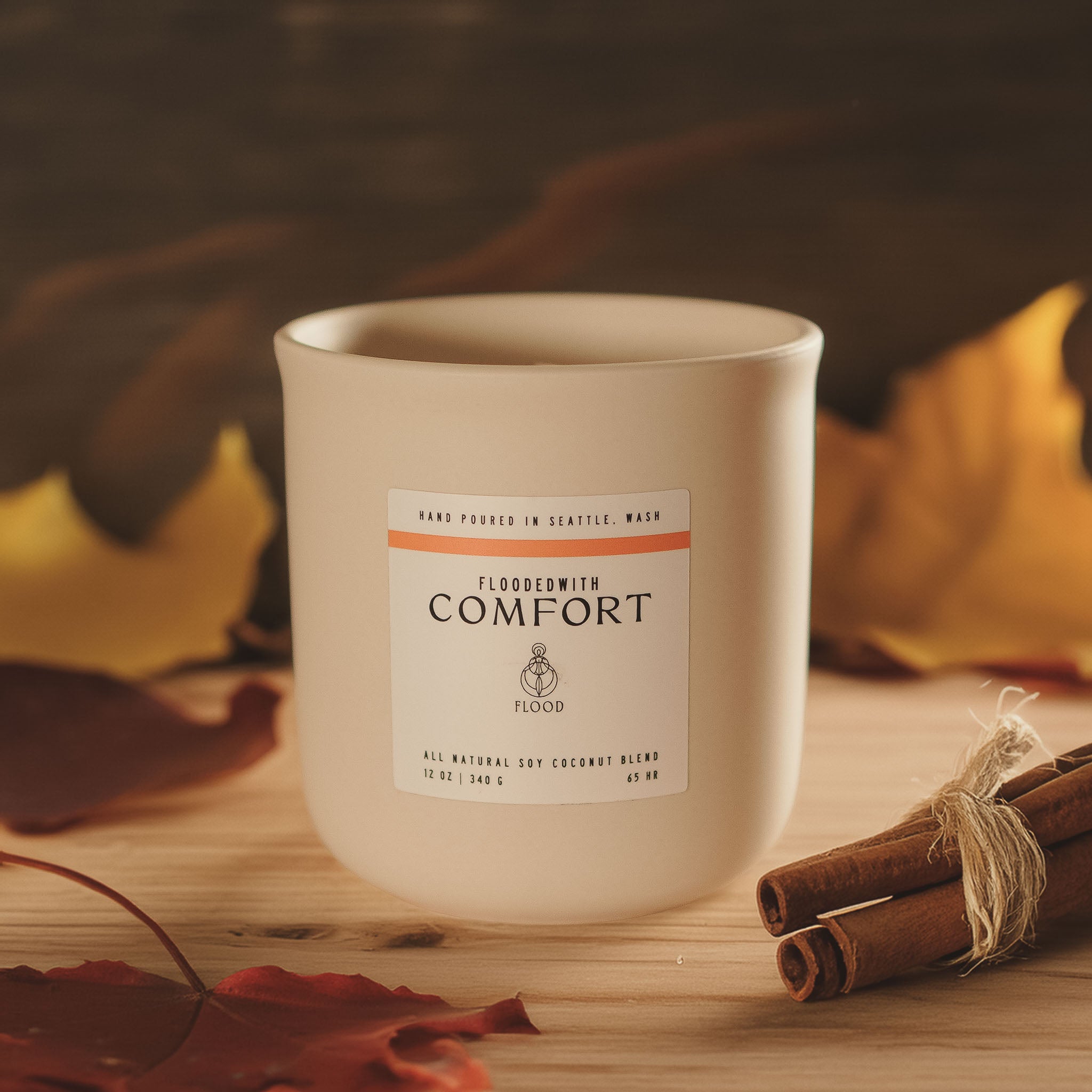 FloodedWith Comfort candle