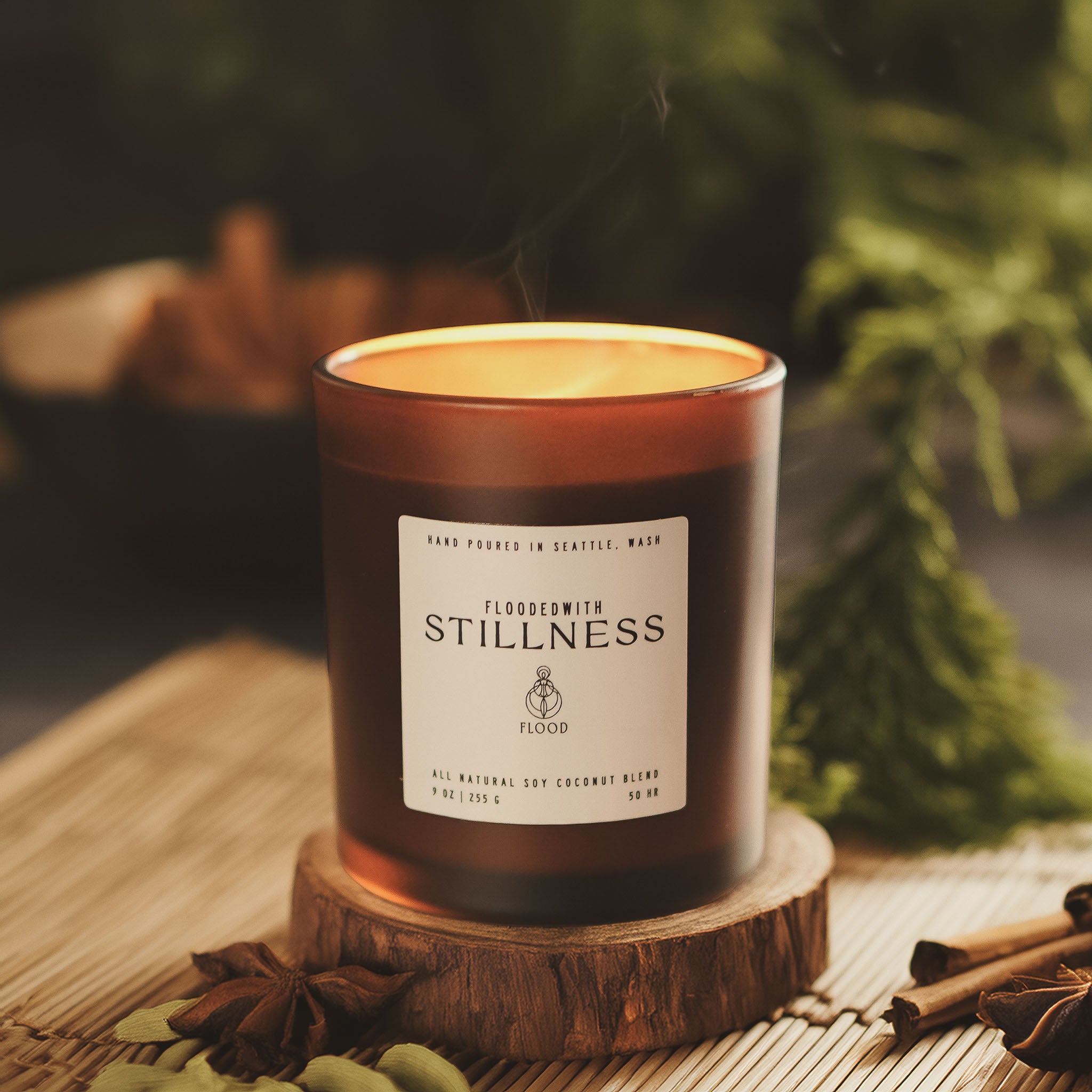 FloodedWith Stillness candle