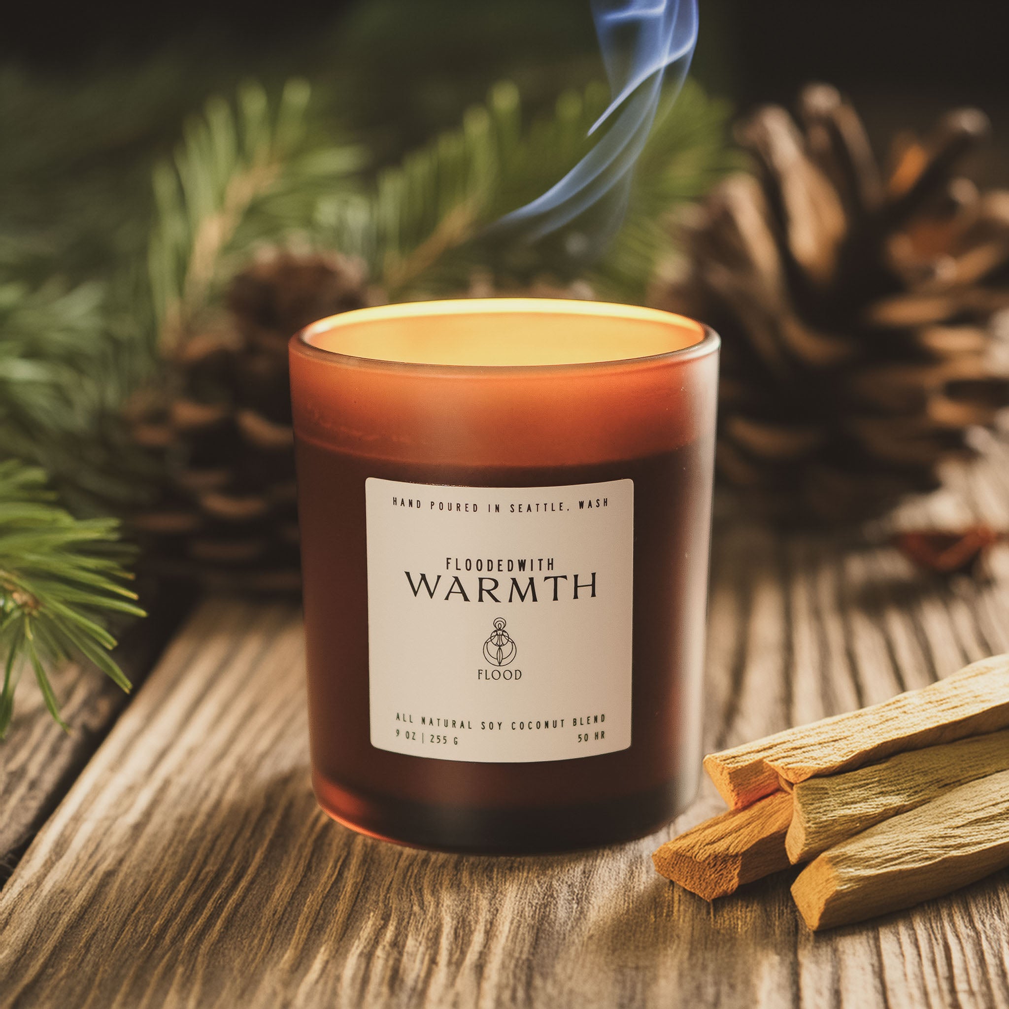 FloodedWith Warmth candle
