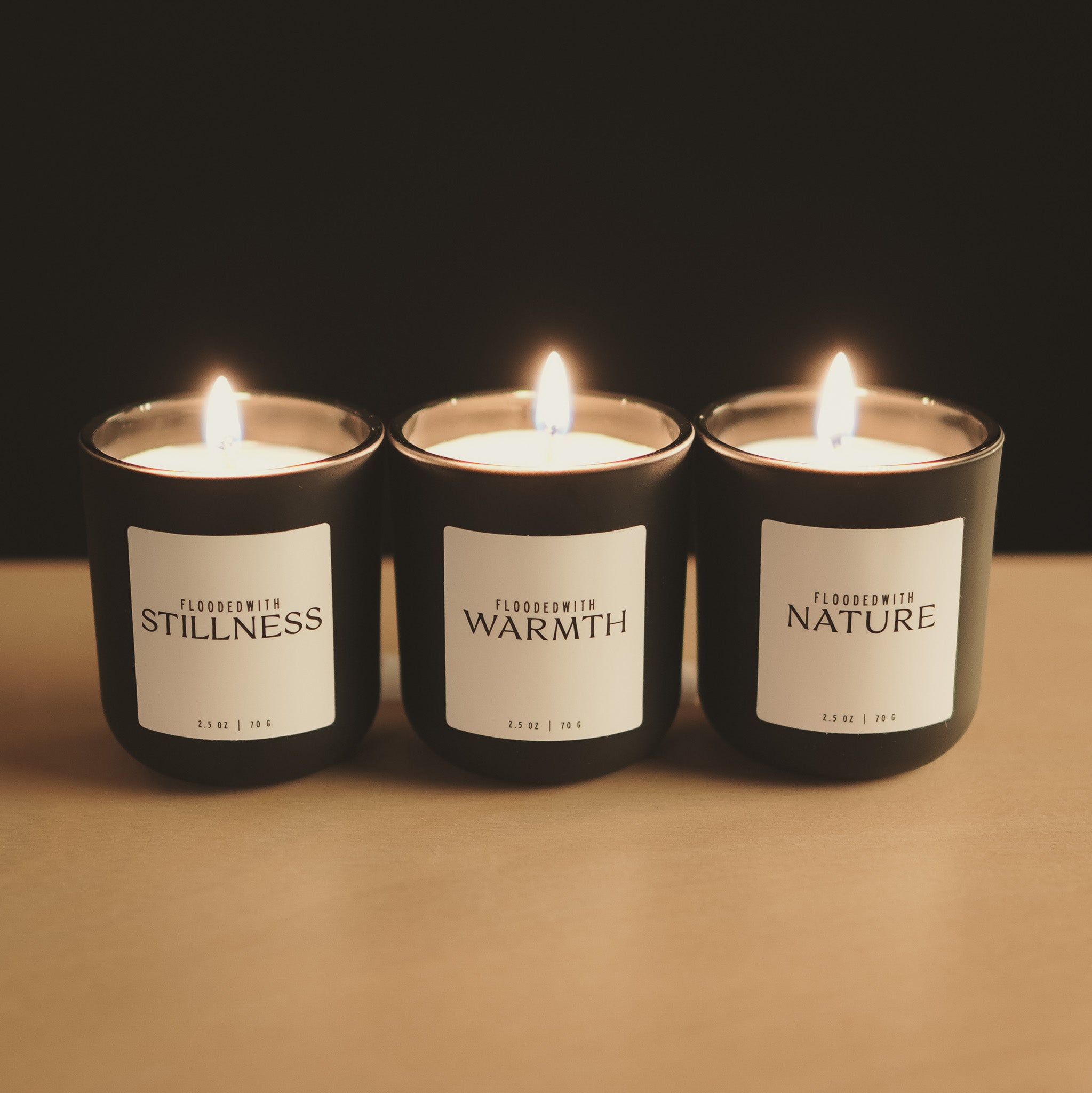 Grounded Discovery Set — Mini Candle Sampler (3 × 2.5 oz)