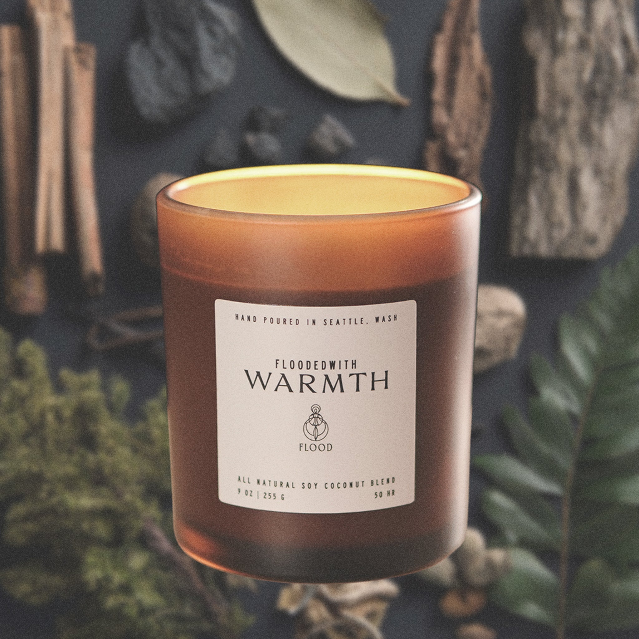 FloodedWith Warmth candle